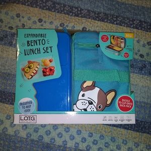 Expandable Blue Dog Bento Box